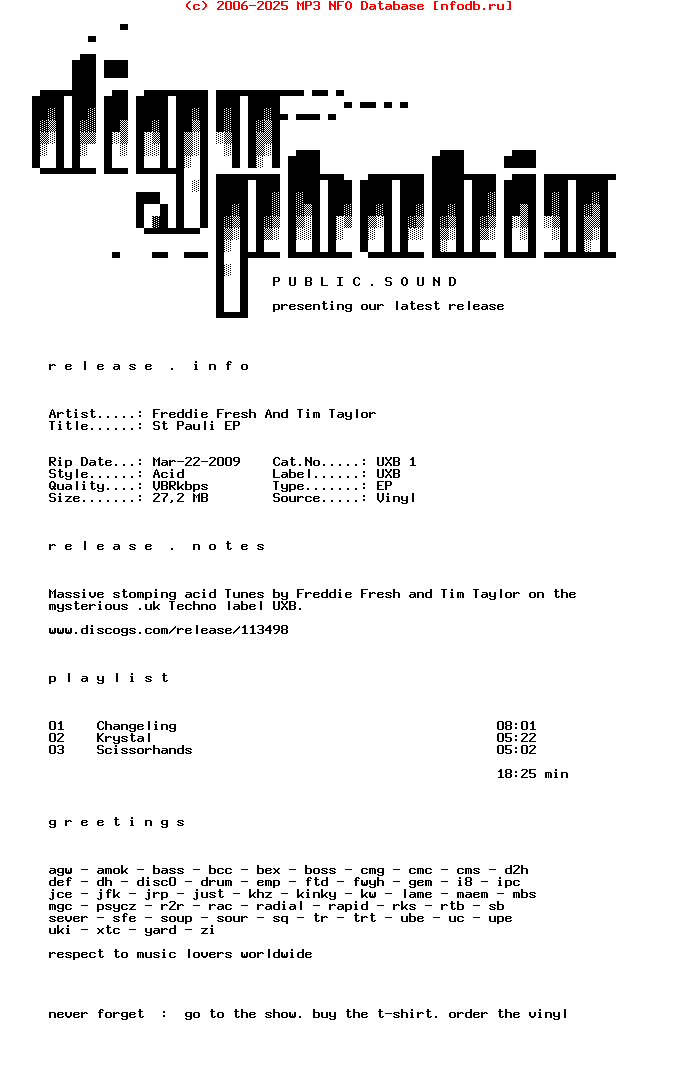 Freddie_Fresh_And_Tim_Taylor-St_Pauli_Ep-(UXB_1)-Vinyl-1995-DPS