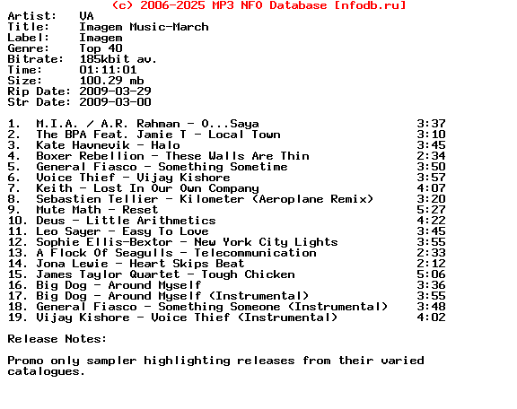 VA-Imagem_Music-March-(SAMPLER)-2009-Dv8