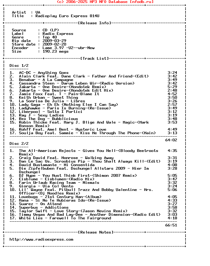 VA-Radioplay_Euro_Express_814U-2CD-2009-SC