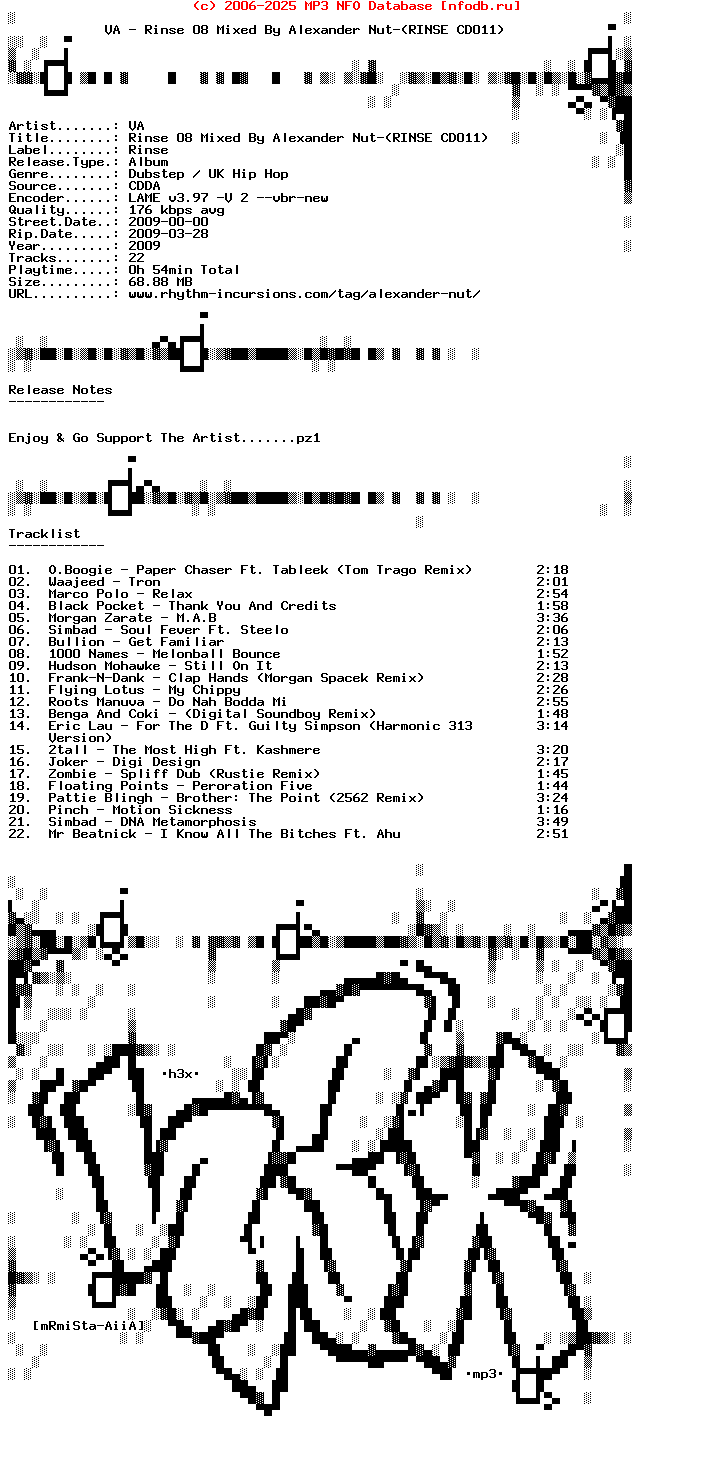 VA-Rinse_08_Mixed_By_Alexander_Nut-(RINSE_CD011)-2009-H3X