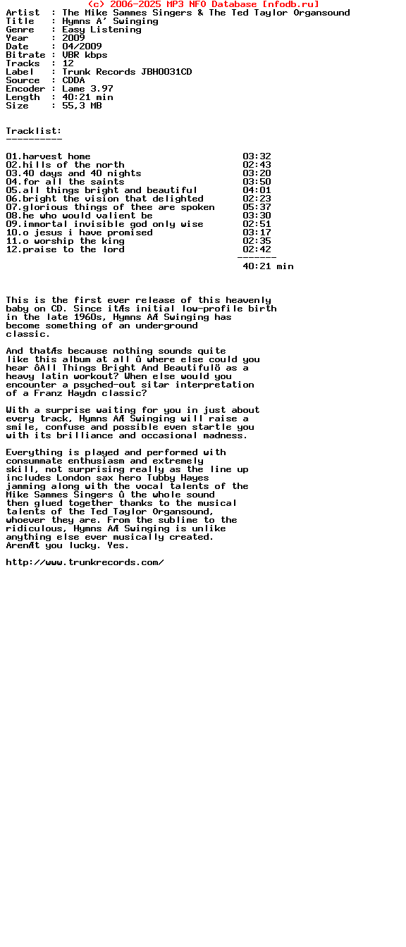 The_Mike_Sammes_Singers_And_The_Ted_Taylor_Organsound-Hymns_A_Swinging-2009