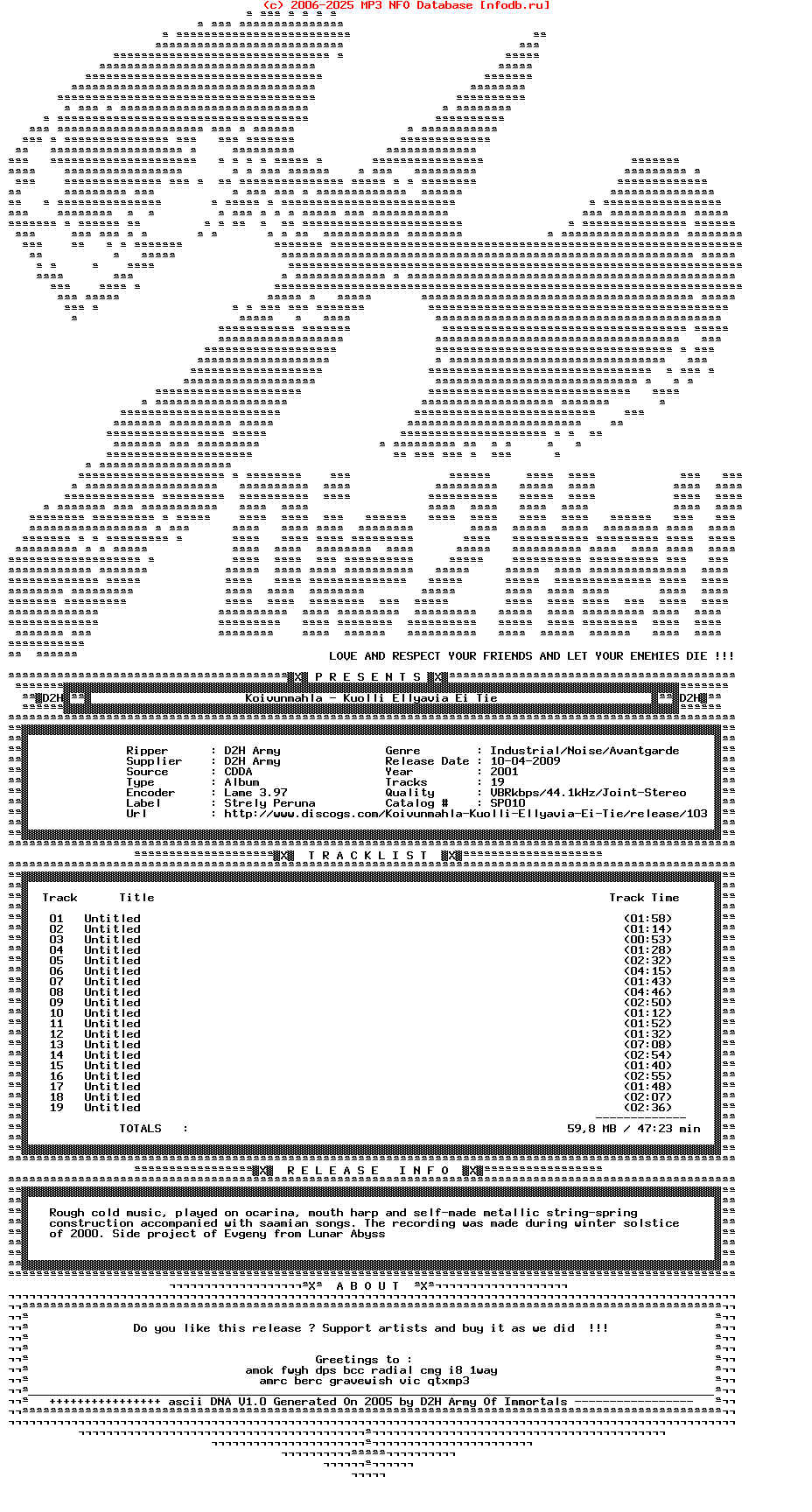 Koivunmahla-Kuolli_Ellyavia_Ei_Tie-CDR-2001