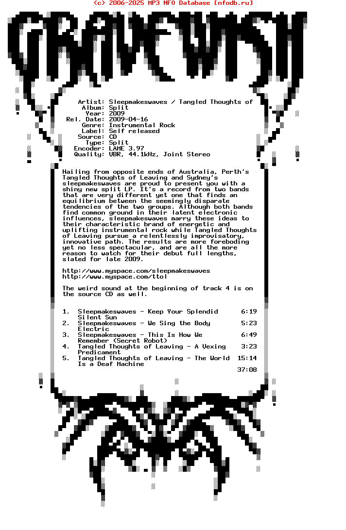 Sleepmakeswaves_-_Tangled_Thoughts_Of_Leaving-Split-2009-Gw