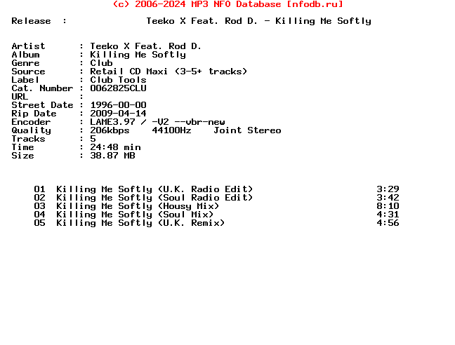 Teeko_X_Feat._Rod_D.-Killing_Me_Softly-(0062825CLU)-CDM-1996
