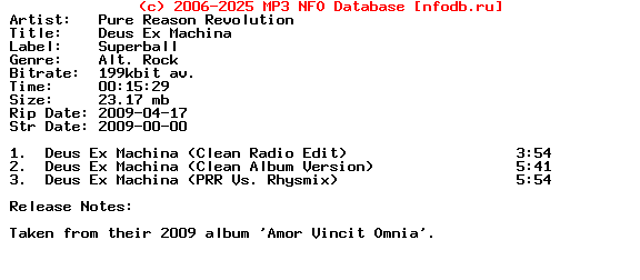 Pure_Reason_Revolution-Deus_Ex_Machina-(PROMO_CDM)-2009