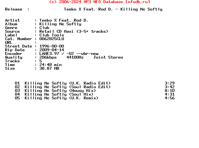 Teeko_X_Feat._Rod_D.-Killing_Me_Softly-(0062825CLU)-CDM-1996-211