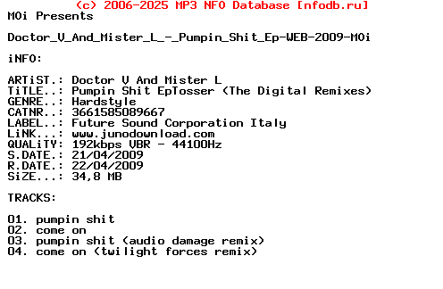 Doctor_V_And_Mister_L_-_Pumpin_Shit_Ep-WEB-2009-Moi