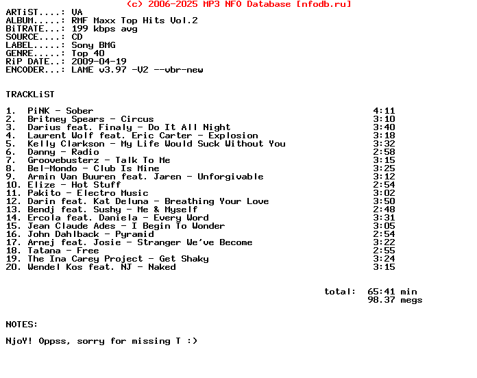 VA-Rmf_Maxx_Top_Hits_Vol.2-Dirfix-2009-BFHMP3