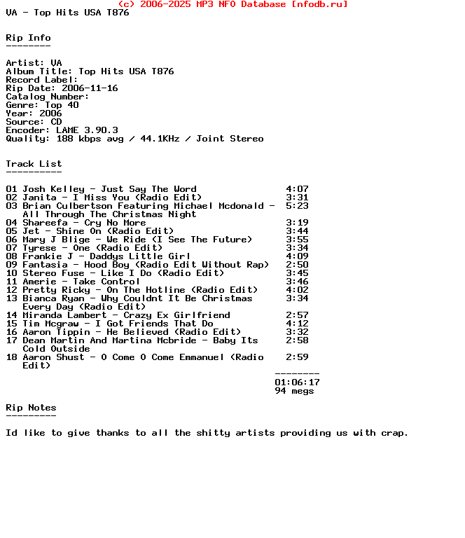 VA-Top_Hits_Usa_T876-2006