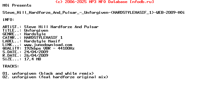 Steve_Hill_Hardforze_And_Pulsar_-_Unforgiven-(HARDSTYLEMASIF_1)-WEB-2009