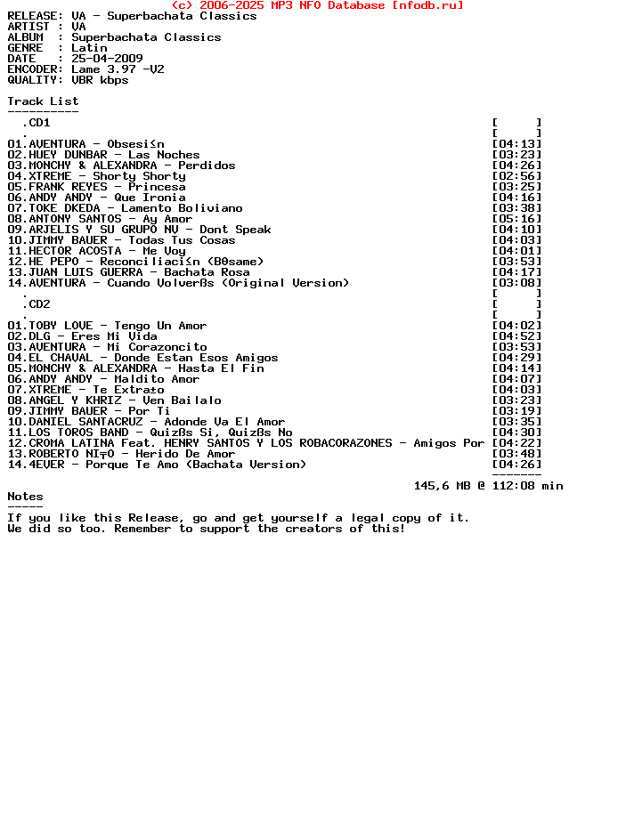 VA-Superbachata_Classics-2CD-SP-2009-ONe