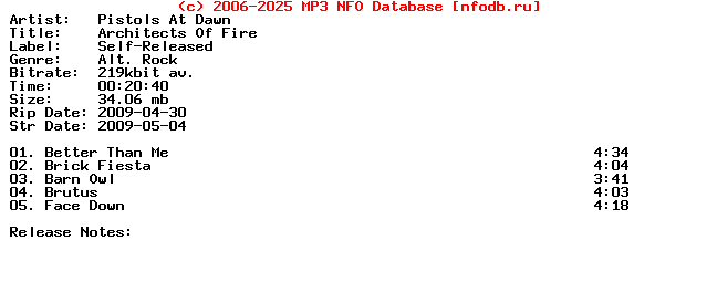 Pistols_At_Dawn-Architects_Of_Fire-(EP)-2009