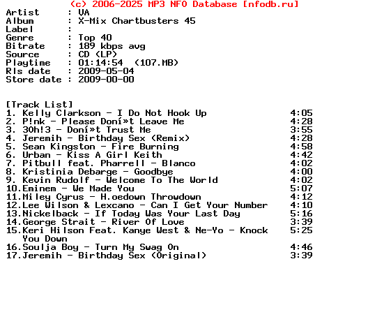 VA-X-Mix_Chartbusters_45-2009-Wre