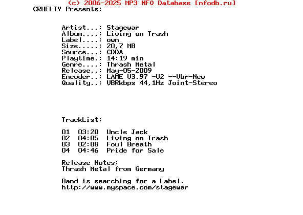 Stagewar_-_Living_On_Trash-CDR-Demo-2008-CRUELTY