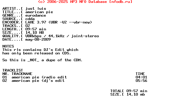 Just_Luis_-_American_Pie-CDS-1995