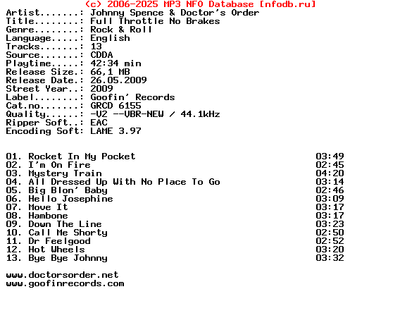 Johnny_Spence_And_Doctors_Order-Full_Throttle_No_Brakes-2009-Cos