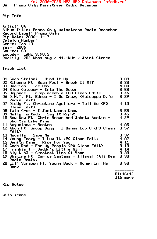 VA-Promo_Only_Mainstream_Radio_December-2006