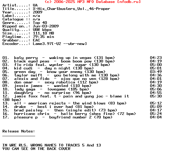 VA-X-Mix_Chartbusters_Vol._46-PROPER-2009-USF