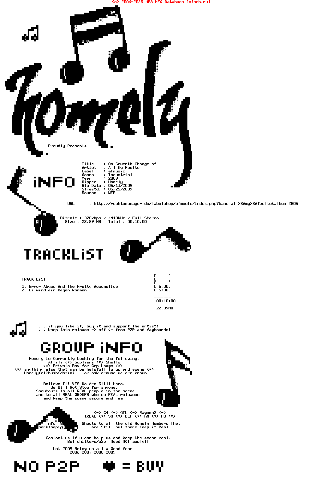 All_My_Faults-On_Seventh_Change_Of_Comprehension-WEB-2009-Homely