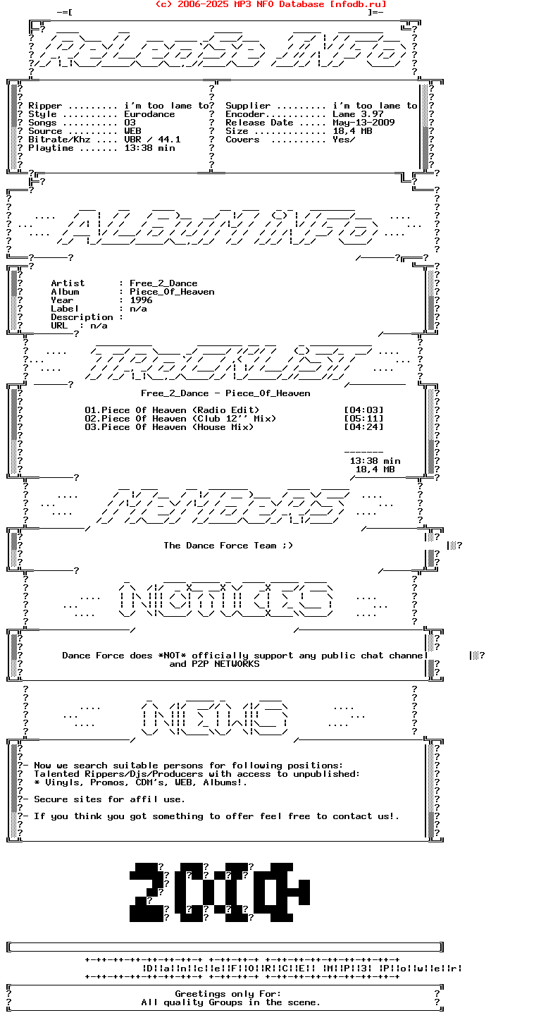 Free_2_Dance-Piece_Of_Heaven-CDM-1996-Dforce