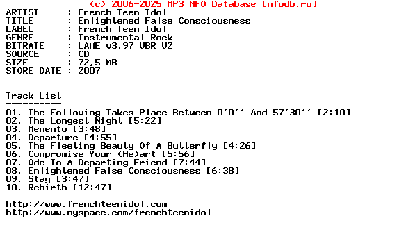 French_Teen_Idol-Enlightened_False_Consciousness-2007