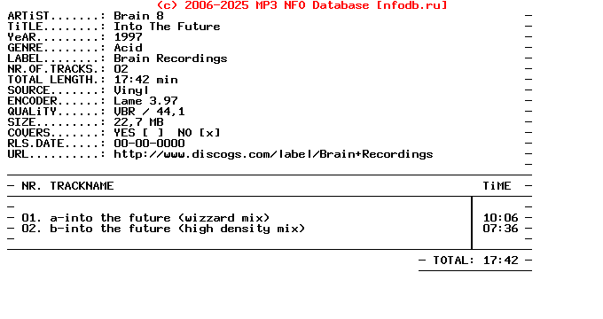 Brain_8-Into_The_Future-(BRN0008-12)-Vinyl-1997-DWM_INT