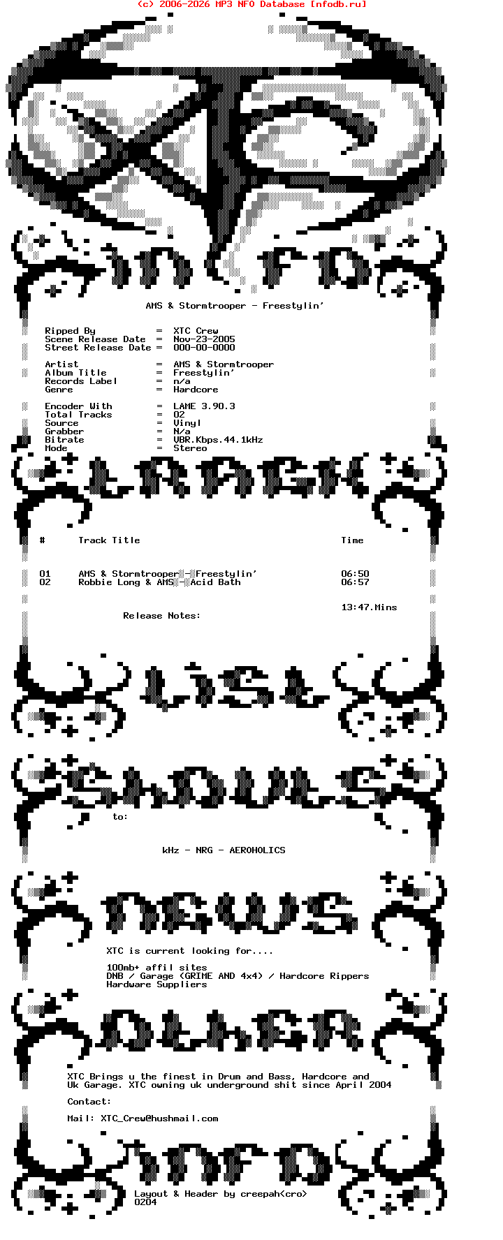 Ams_And_Stormtrooper-Freestylin-Tncltd002-Vinyl-2005-XTC