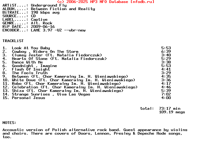 Underground_Fly-Between_Fiction_And_Reality-2009