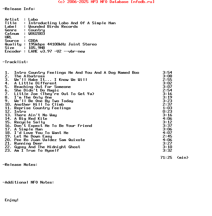 Lobo-Introducting_Lobo_And_Of_A_Simple_Man-(WOU2003)-CD-2005