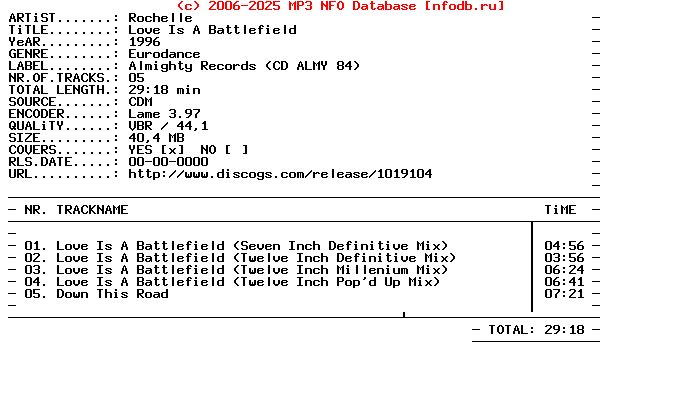 Rochelle-Love_Is_A_Battlefield-(CD-ALMY84)-CDM-1996-DWM