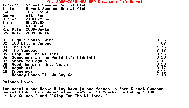 Street_Sweeper_Social_Club-Street_Sweeper_Social_Club-2009