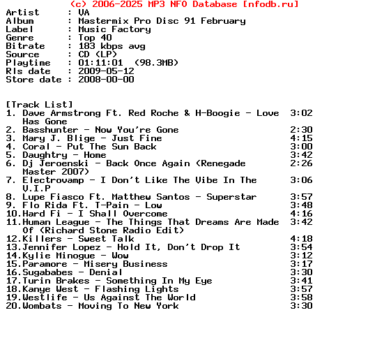 VA-Mastermix_Pro_Disc_91_February-2008