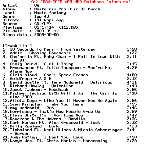 VA-Mastermix_Pro_Disc_92_March-2008