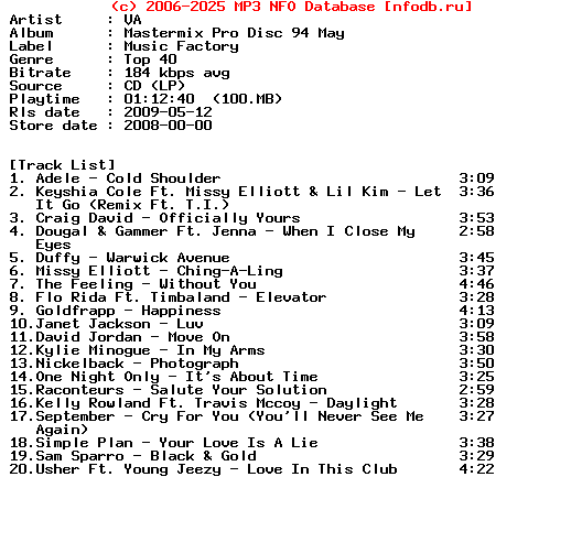 VA-Mastermix_Pro_Disc_94_May-2008