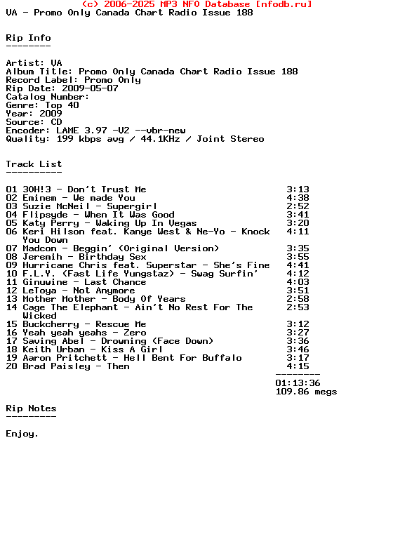 VA-Promo_Only_Canada_Chart_Radio_Issue_188-2009