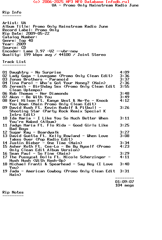 VA-Promo_Only_Mainstream_Radio_June-2009
