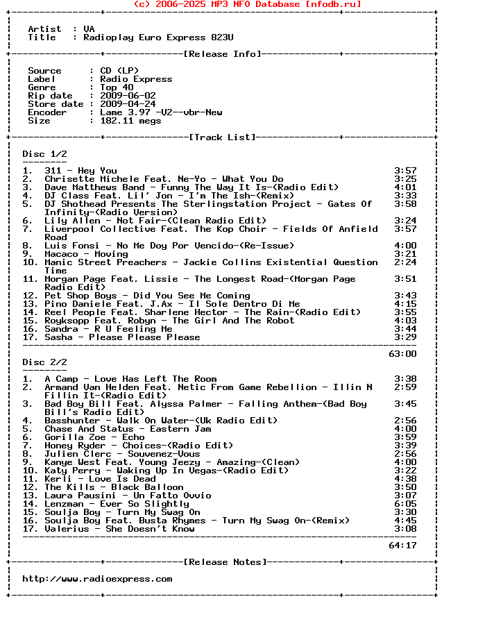 VA-Radioplay_Euro_Express_823U-2CD-2009