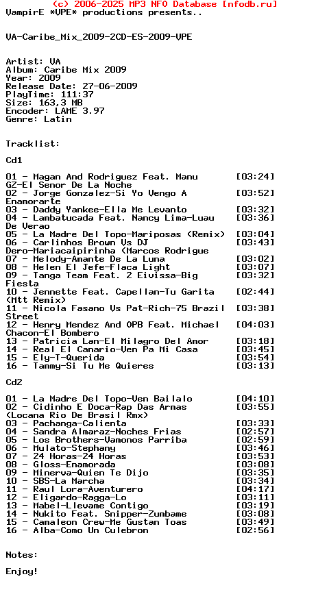 VA-Caribe_Mix_2009-2CD-ES-2009-VPE