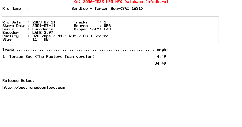 Bandido_-_Tarzan_Boy-(SAI_1631)-WEB-2009