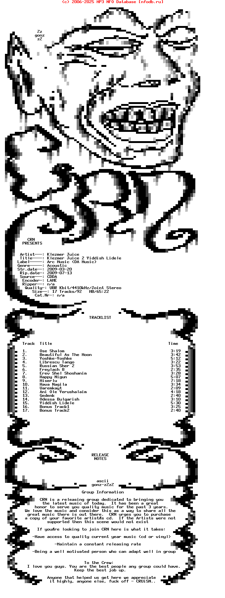 Klezmer_Juice-Klezmer_Juice_2_Yiddish_Lidele-CRN