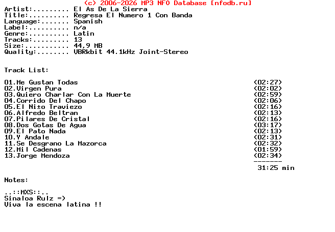 El_As_De_La_Sierra-Regresa_El_Numero_1_Con_Banda-SP-2006-MXS