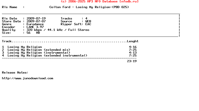 Colton_Ford_-_Losing_My_Religion-(PBD_025)-WEB-2009
