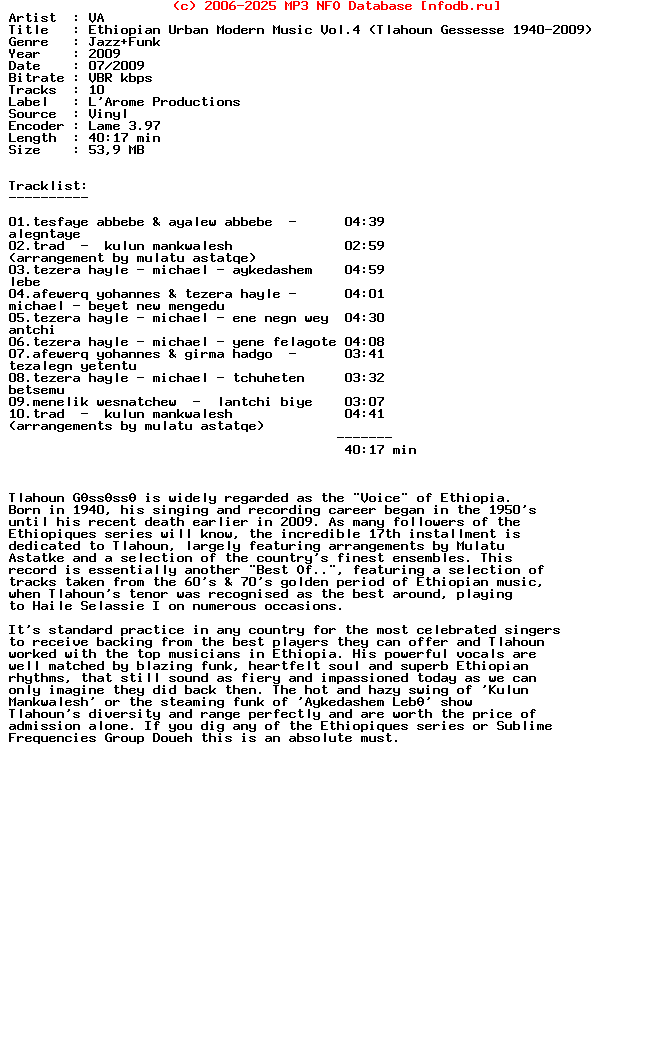 VA-Ethiopian_Urban_Modern_Music_Vol.4_(TLAHOUN_GESSESSE_1940-2009)-Lp-Et-2009