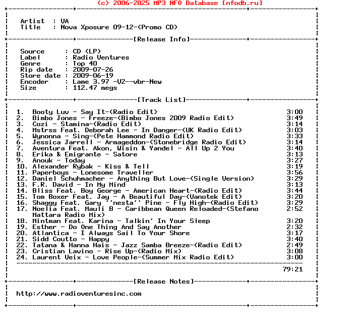 VA-Nova_Xposure_09-12-(PROMO_CD)-2009