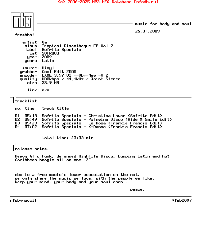 VA-Tropical_Discotheque_Ep_Vol_2-(SOFR003)-Vinyl-2009-mbs