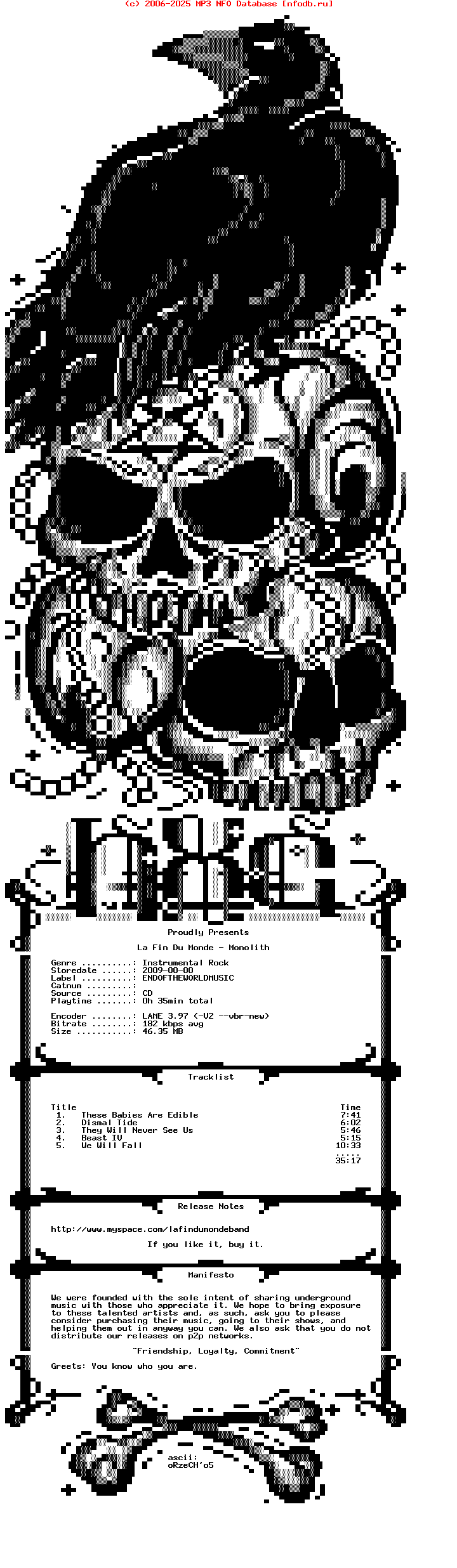 La_Fin_Du_Monde-Monolith-2009-hXc
