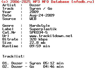 Dozer-Syren__Go-(SPK034-5)-WEB-2009