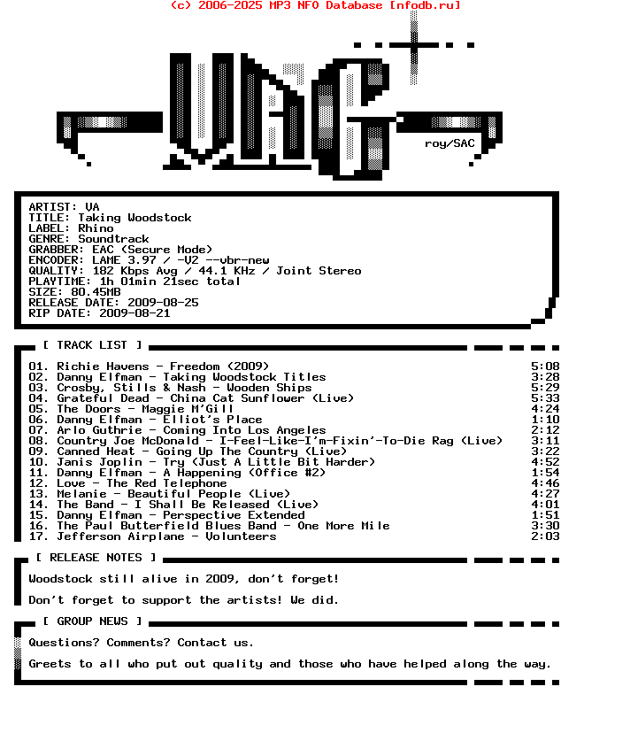 VA-Taking_Woodstock-Ost-2009