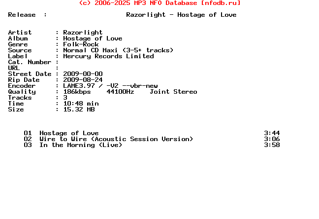 Razorlight-Hostage_Of_Love-CDM-2009