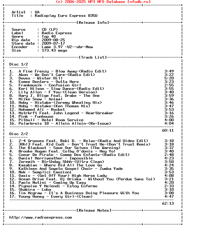 VA-Radioplay_Euro_Express_835U-2CD-2009